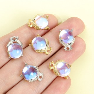 10 Chiếc Đêm Mùa Hè Dễ Thương Glowworm Hợp Kim Quyến Rũ Với Lớp Thủy Tinh, Hoàn Hảo Cho Trang Sức Độc Đáo Tạo, Dây Chuyền Xương Đòn Vòng Cổ Vòng Tay Bông Tai DIY Sáng Bóng Firefly Thiết Kế Mặt Dây Kim Loại