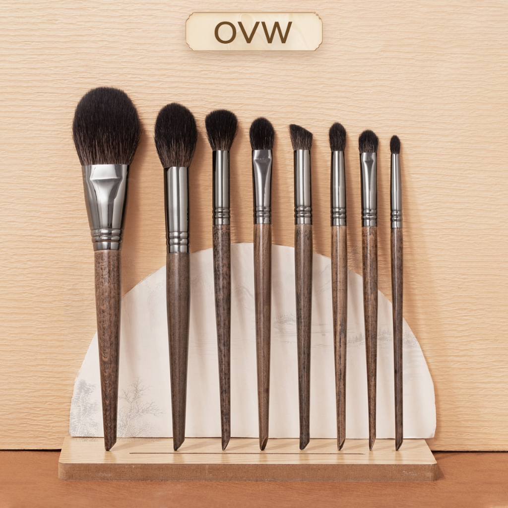 Ảnh 【OVW】Set 8 cọ trang điểm OVW XQ357810111219 thiết kế chuyên nghiệp 1
