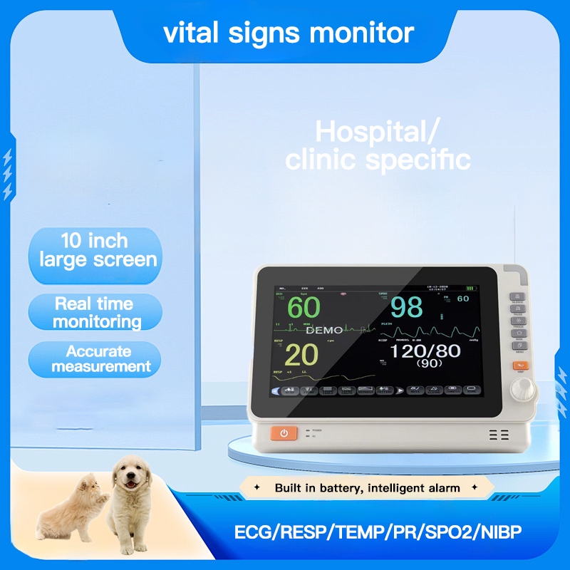 Animal Hospital/Clinic Pet Monitor 10A1, Vital Signs Monitor, Thú y ...
