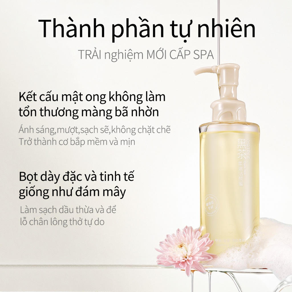 Ositree Sữa Rửa Mặt Ositree Trà Đen Dịu Nhẹ Làm Sạch Sâu Kiềm Dầu Làm Sạch Da 200g