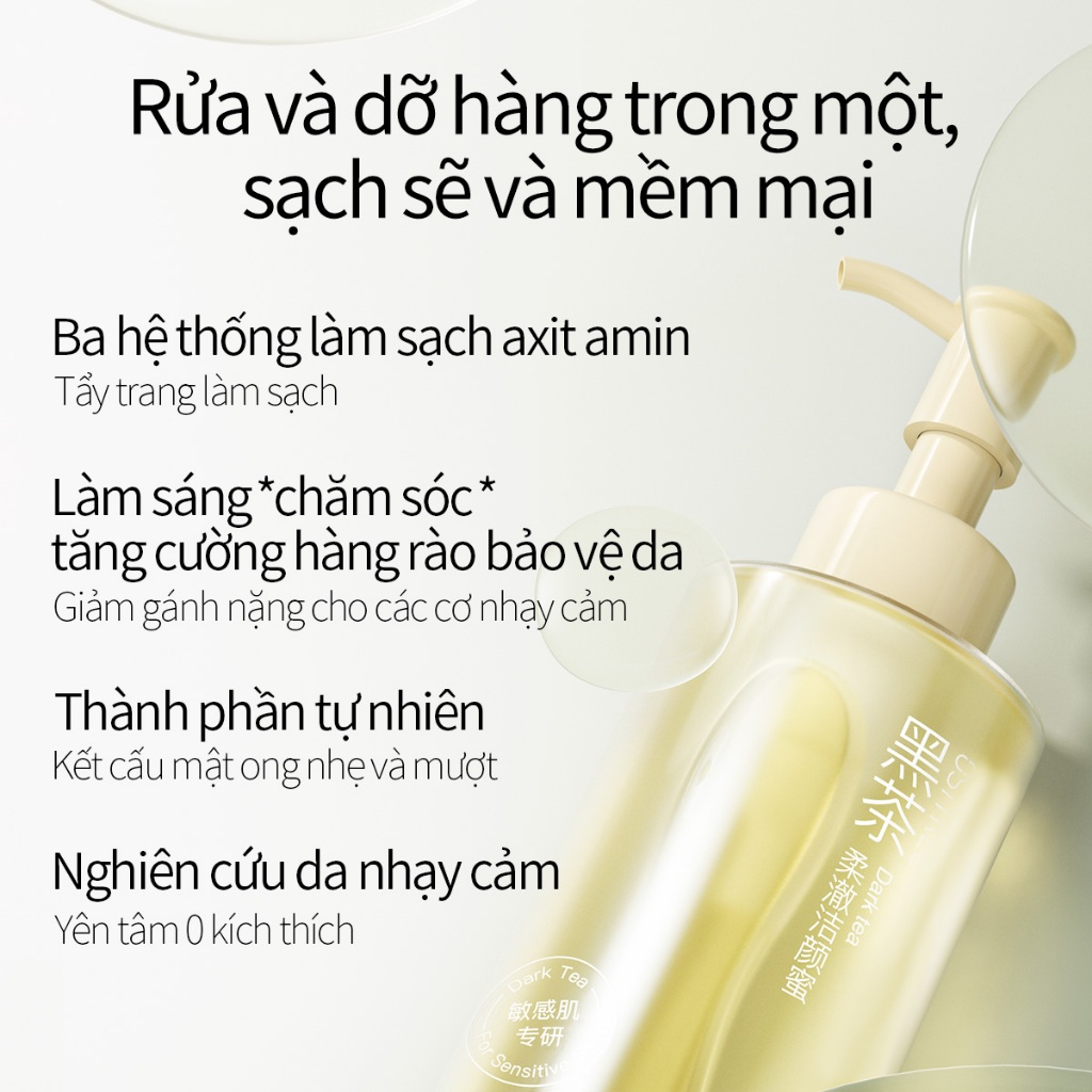 Ositree Sữa Rửa Mặt Ositree Trà Đen Dịu Nhẹ Làm Sạch Sâu Kiềm Dầu Làm Sạch Da 200g