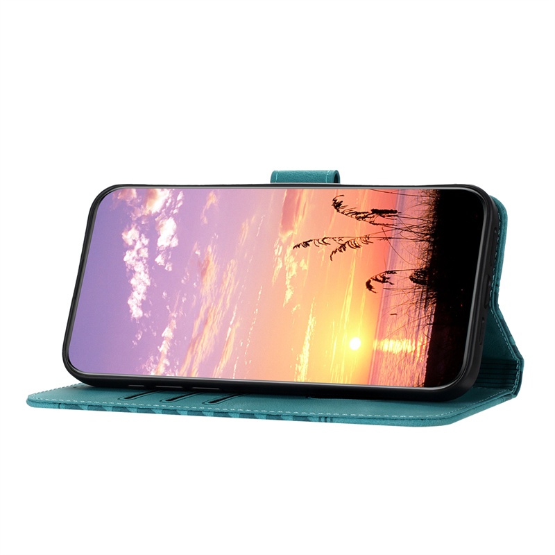 Ốp Lưng Cho Iphone 14 15 16 Plus Pro Max Ốp Lưng Da Pu Lật Khe Cắm Thẻ Bỏ Túi Đứng Ví