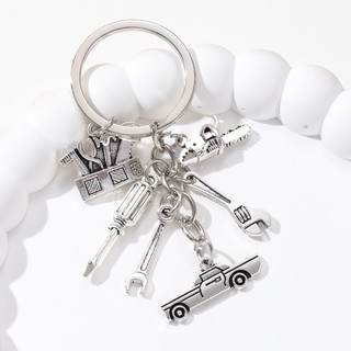 Cổ Điển Xe Note Guitar Dụng Cụ Sửa Chữa Trượt Tuyết Hợp Kim Nhạc Móc Khóa Cho Bạn Bè DIY Quà Tặng Tốt