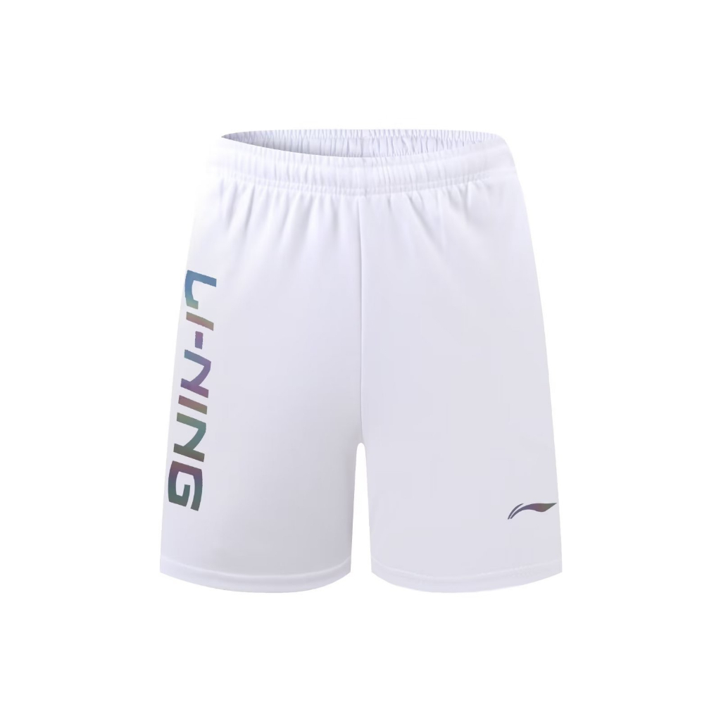 Quần short cầu lông Li Ning mới dành cho học sinh nam và nữ, dáng rộng, thoải mái, thoáng khí, tập thể dục, chạy bộ, hoạt động nhóm, Quần short bóng bàn