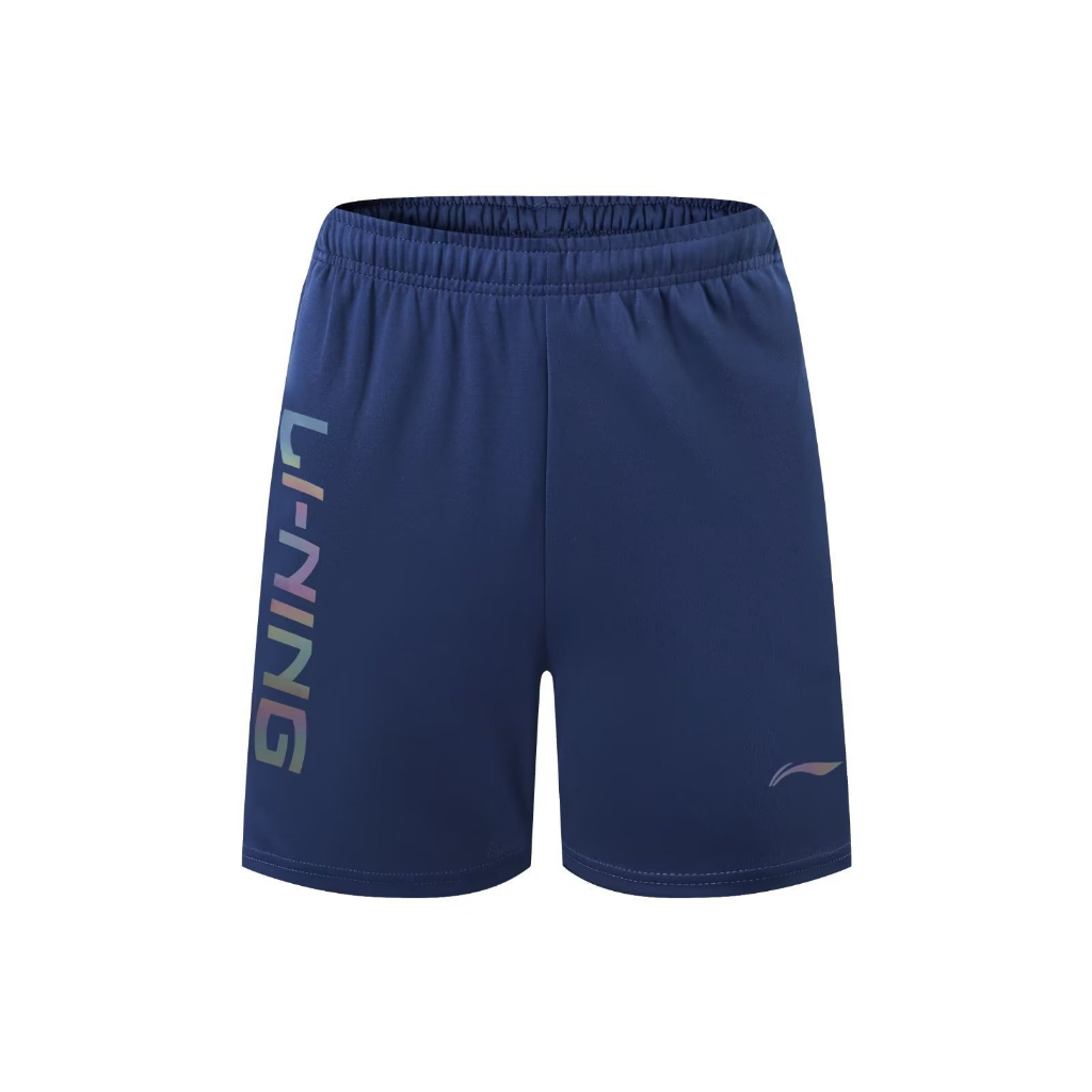 Quần short cầu lông Li Ning mới dành cho học sinh nam và nữ, dáng rộng, thoải mái, thoáng khí, tập thể dục, chạy bộ, hoạt động nhóm, Quần short bóng bàn