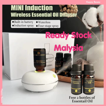 Bộ khuếch tán mới tinh dầu Mini Di động Siêu âm Máy khuếch tán hương thơm Máy bong bóng Tinh dầu khan Máy khuếch tán hương thơm tự động tinh dầu waterle