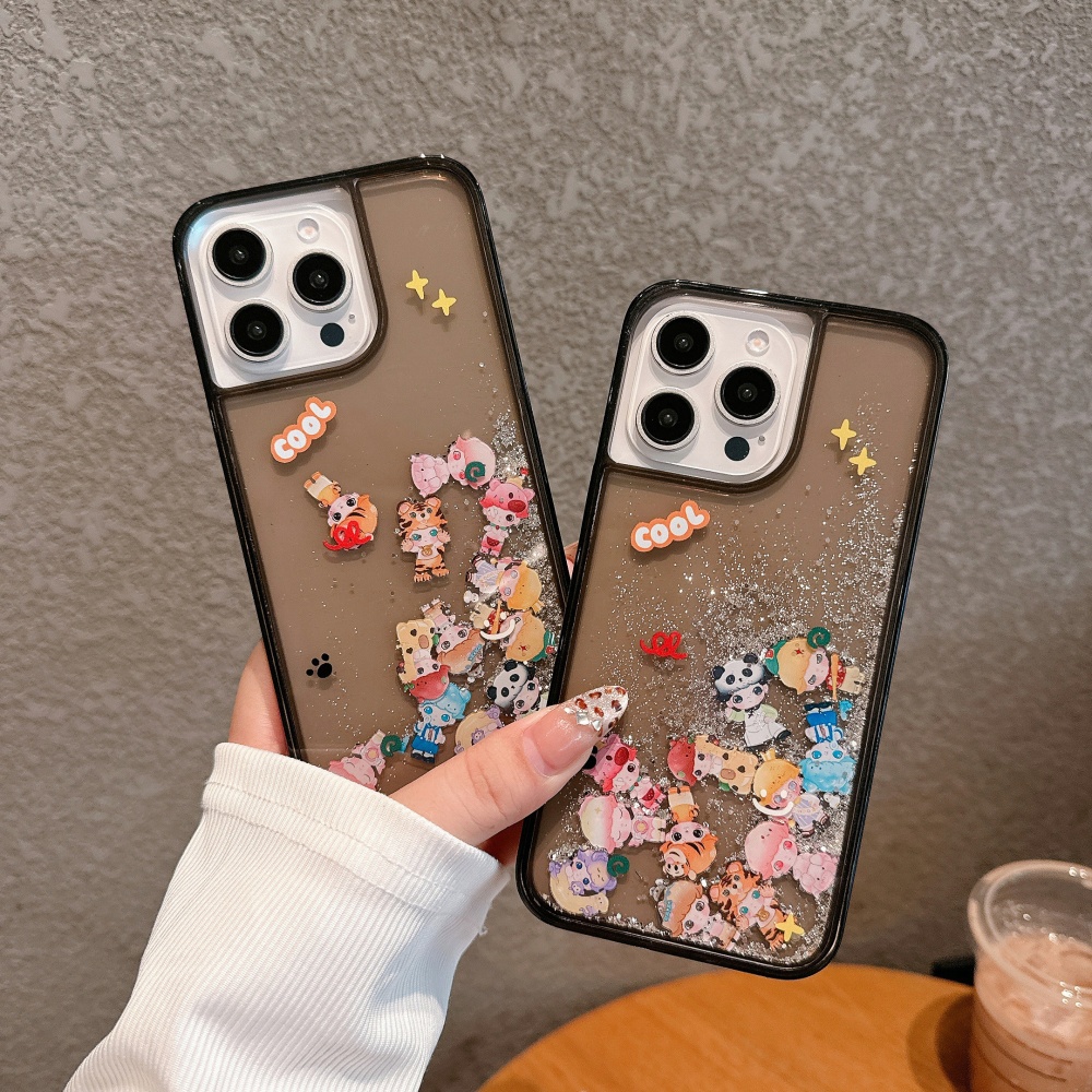 Ốp điện thoại DIMOO popmart Long lanh Vỏ cứng trong suốt iPhone 16 15 ...