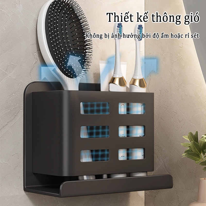 Ảnh Giá lưu trữ MEIDOO, có thể đặt dao cạo và các mặt hàng khác, đáy rỗng để sạc dễ dàng 4