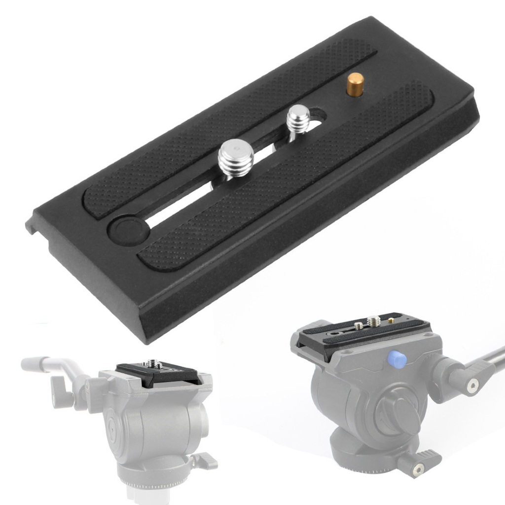 Plateau Rapide 501PL Compatible Manfrotto 501/503/701 – Libération Rapide RC5 Avec Vis 1/4" & 3/8"