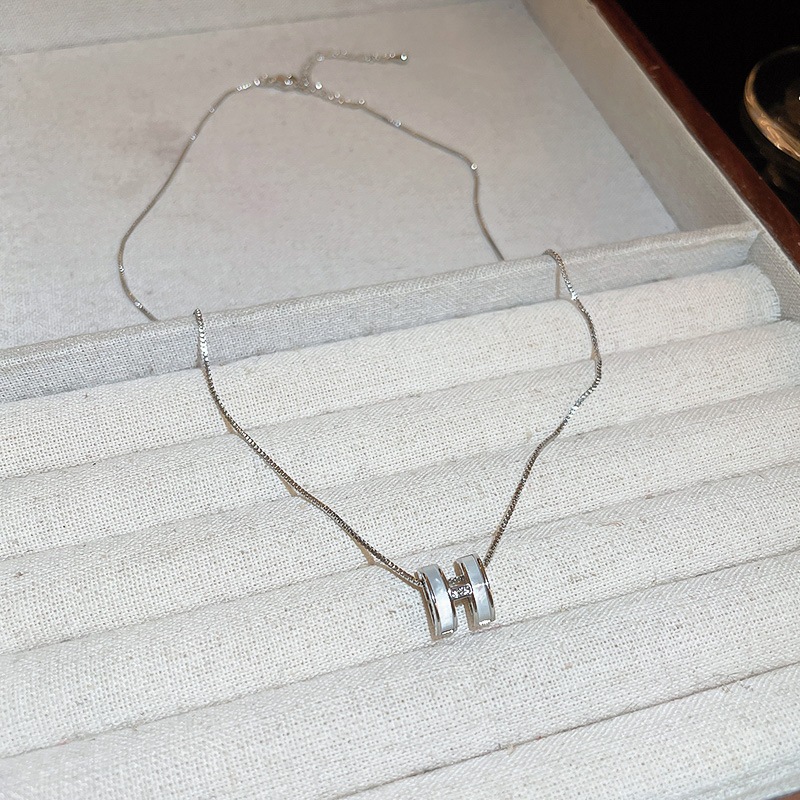 Vòng cổ chữ Zircon Mạ vàng thật thời trang nhẹ sang trọng xương đòn dây chuyền thiết kế cá tính phụ kiện khí chất bán buôn nữ