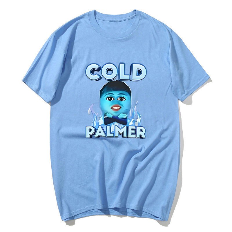 Lạnh Palmer Hài Hước Ngộ nghĩnh Meme Áo nam Nữ Bóng Đá Đồ Họa Tee Áo Sơ Mi Dạo Phố Áo Cotton Dạo Phố Trang Phục
