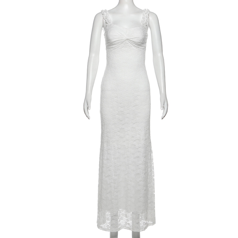 Cutenew Váy Maxi Thường Ngày Không Đều Sling Lưng Chắc Chắn Skinny Quấn Mông Cá Tính Hot Chick Nhìn Mỏng Hơn Phong Cách Không Khí Đa Năng