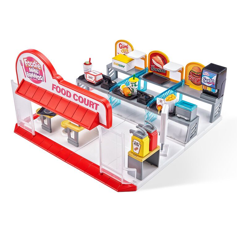 Foodie Mini Brands Series 1 Playset Food Court với 1 Mini độc quyền của ZURU