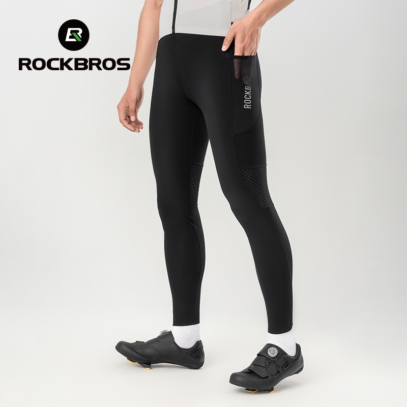 Rockbros Quần Xe Đạp Đàn Hồi Cao Thoải Mái Thoáng Khí Chặt Quần Dài Nhiều Túi Sấy Nhanh Quần Xe Đạp Phản Quang