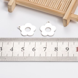 Mặt dây chuyền hoa bằng thép không gỉ được đánh bóng Trang sức tự làm Phụ kiện quyến rũ hướng dương rỗng