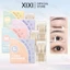 Xixi 200 Chiếc Dải Nâng Mắt Đôi Mí Băng Trong Suốt Màu Xám Mí Mắt Sọc Mắt Lớn Vô Hình Gấp Đôi Mí Mắt Miếng Dán Dụng Cụ Trang Điểm NO.GJ-84