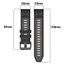 Dây đeo đa năng hai tông màu 20mm 22mm 26mm cho Garmin fenix 5 5S 6S 7S 7 7X 8 Dây đeo silicon thông minh có thể điều chỉnh với đơn
