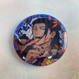 Anime Jujutsu Kaisen Gojo Satoru Geto Tinplate Kim Loại Laser Huy Hiệu Pin Anime Ngoại Vi Sưu Tập Quà Tặng