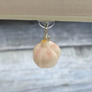 Điện Thoại Di Động Chống Bụi Cắm diy Nhựa Tròn Tỏi Mặt Dây Chuyền Nhỏ Tỏi Dễ Thương Điện Thoại Di Động Lỗ Chống Bụi Cắm