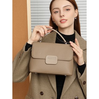 Túi xách da thật đa năng nữ, đeo vai, xách tay, kiểu vuông nhỏ
