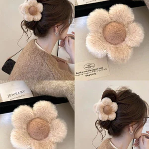 Mới sang trọng lấy hoa kẹp nữ cao cấp cảm giác cá mập kẹp tóc khối lượng nhiều tóc mùa thu đông phụ kiện tóc