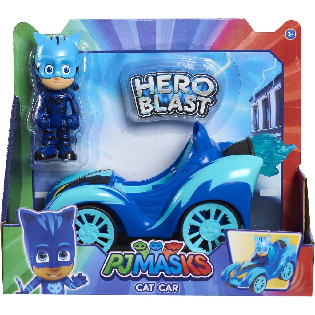Pj Masks Hero Blast Vehicles, Catboy, Đồ chơi trẻ em từ 3 tuổi trở lên chỉ bằng cách chơi