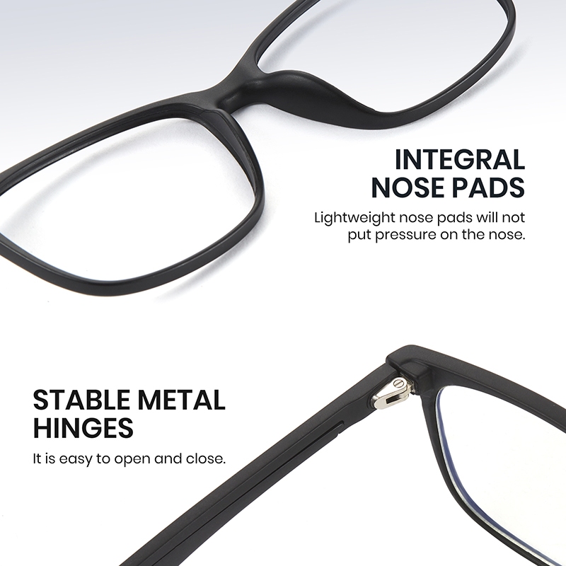 Cyxus  Kính râm vuông unisex, phong cách Hàn Quốc cực chất, tròng kính đổi màu, chống ánh sáng xanh, chống tia UV400, kính râm đi biển  8083i02