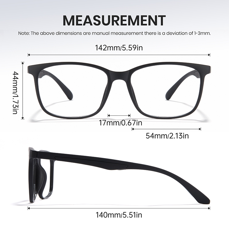 Cyxus  Kính râm vuông unisex, phong cách Hàn Quốc cực chất, tròng kính đổi màu, chống ánh sáng xanh, chống tia UV400, kính râm đi biển  8083i02