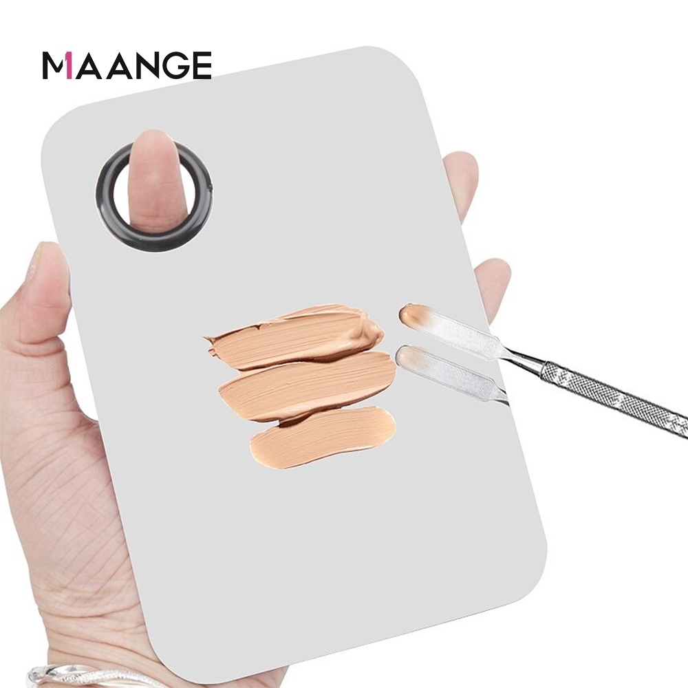 Ảnh Dụng cụ đắp mặt nạ trang điểm MAANGE đầu phẳng che khuyết điểm chuyên nghiệp 4