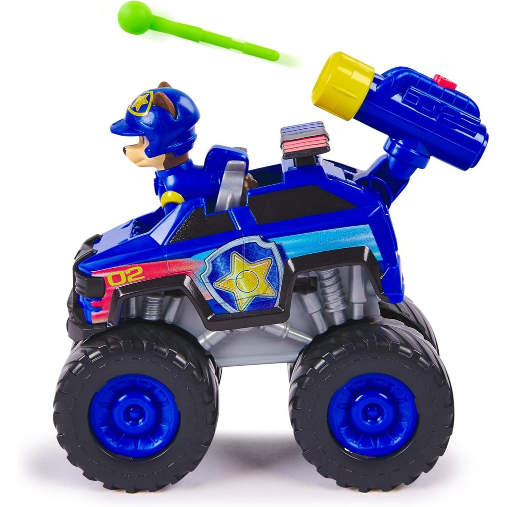 Paw Patrol: Rescue Wheels Chase 's Cruiser, Xe tải đồ chơi có bệ phóng phóng phóng và nhân vật hành động sưu tập