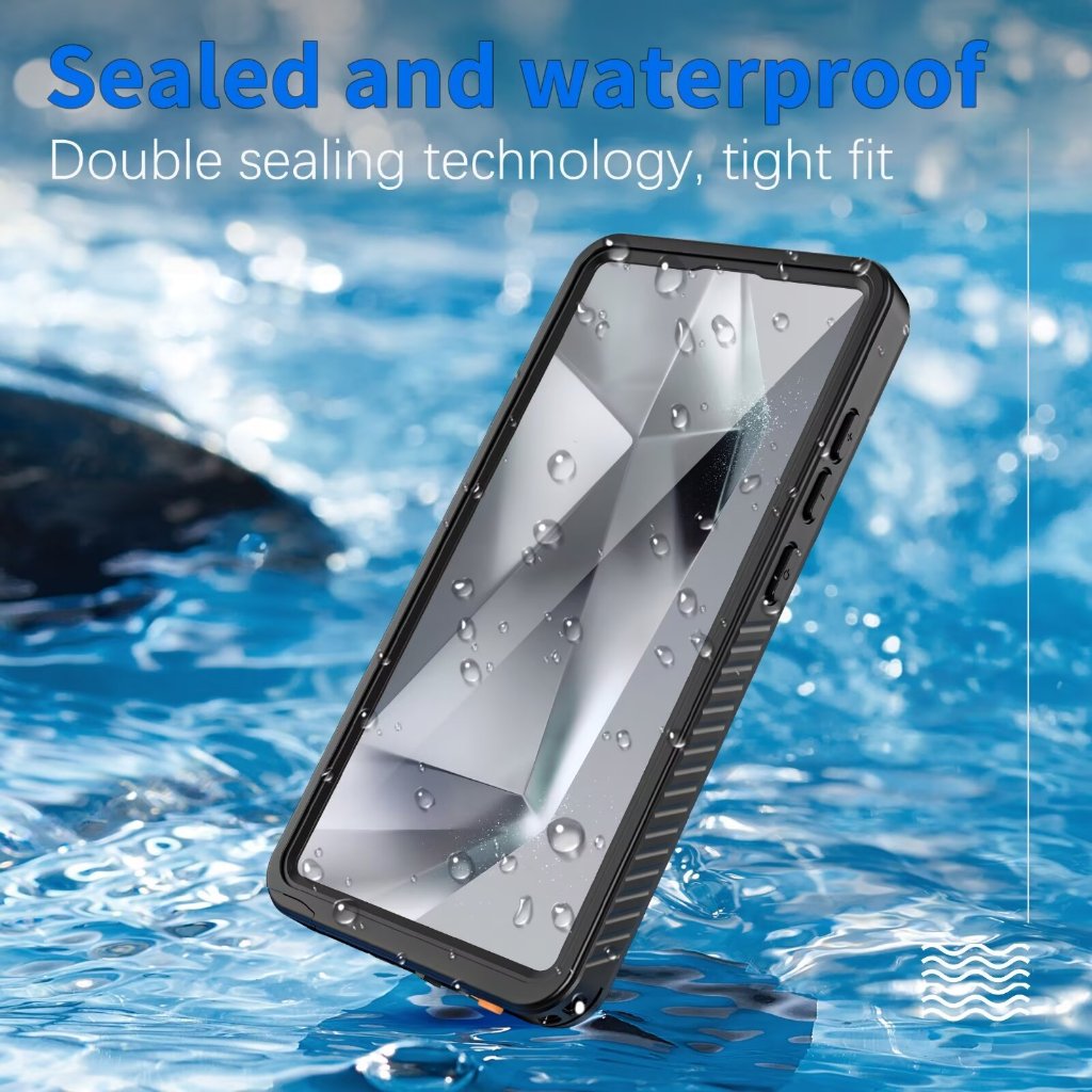 Ốp Chống Thấm Nước IP68 Cho Samsung Galaxy S25 Ultra S24 S23 FE S21 S26 A16 Lặn Bơi Thể Thao Ngoài Trời Chống Rơi TPU Chống Bụi Toàn Bộ Vỏ Điện Thoại Giáp