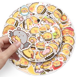 Bộ 50 Miếng Dán Ong Dễ Thương Động Vật Graffiti Hoạt Hình Laptop Điện Thoại Hành Lý Cốc Chống Thấm Nước Kawaii Miếng Dán