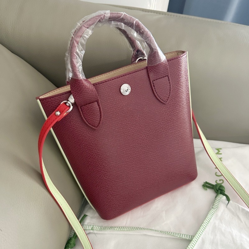 War Horse Túi Tote đeo vai nữ mới Da màu bị chặn Túi xô cầm tay