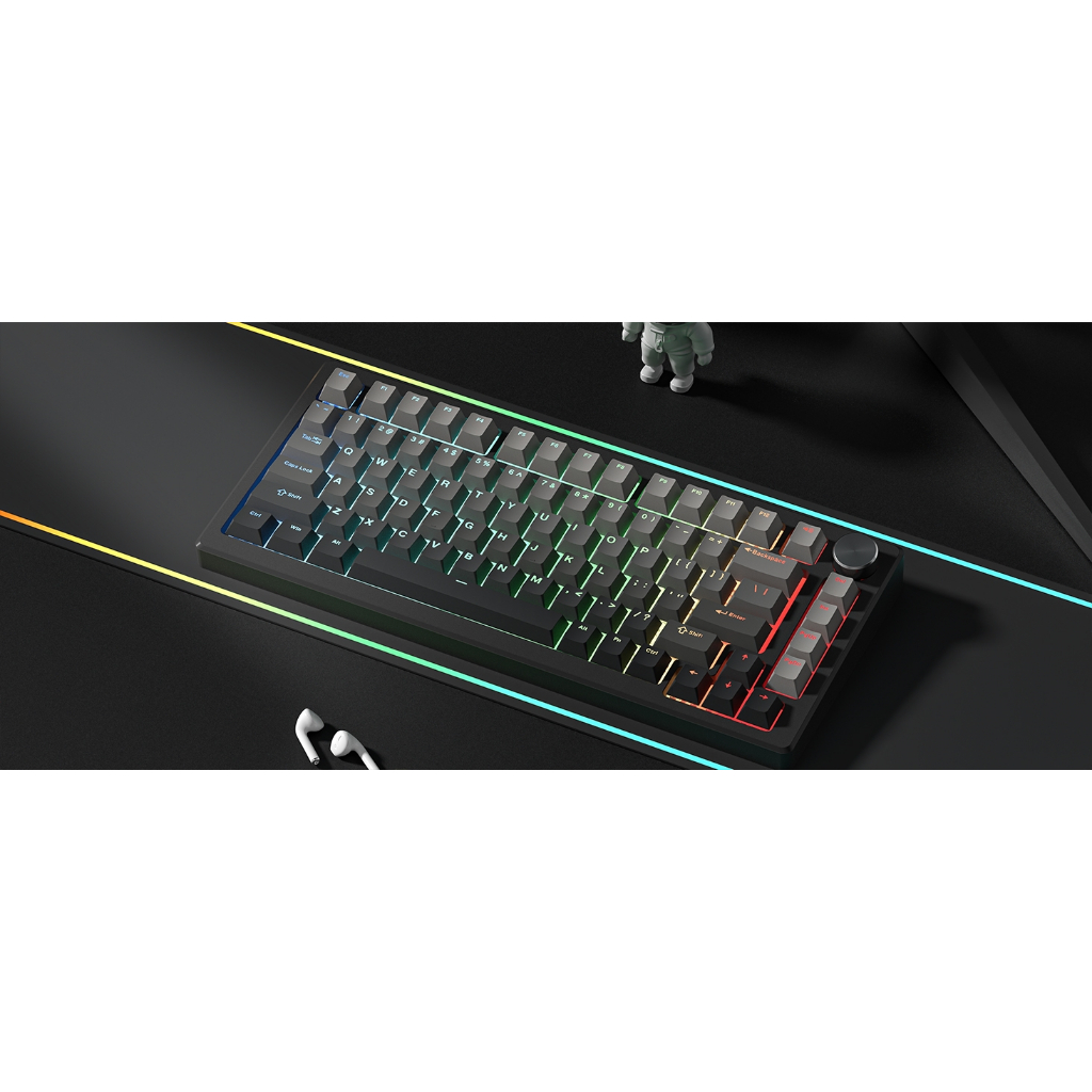 Womier Dark Shadow Shine Through 132 Keys Cherry Profile Keycaps Custom Set | BigBuy360 - bigbuy360.vn