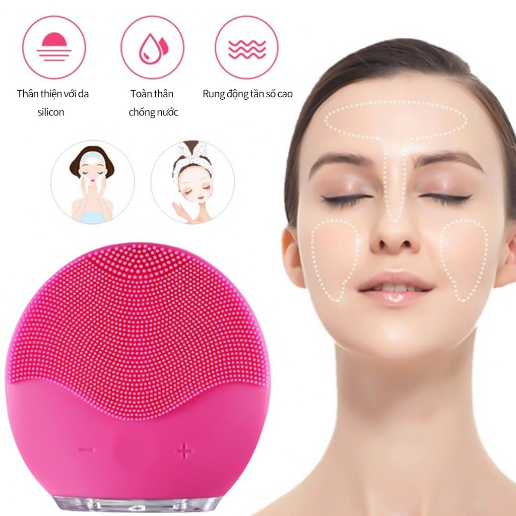 Ảnh CkeyiN Máy rửa mặt sóng âm làm sạch sâu chống nước cho mọi loại da MR208M 3