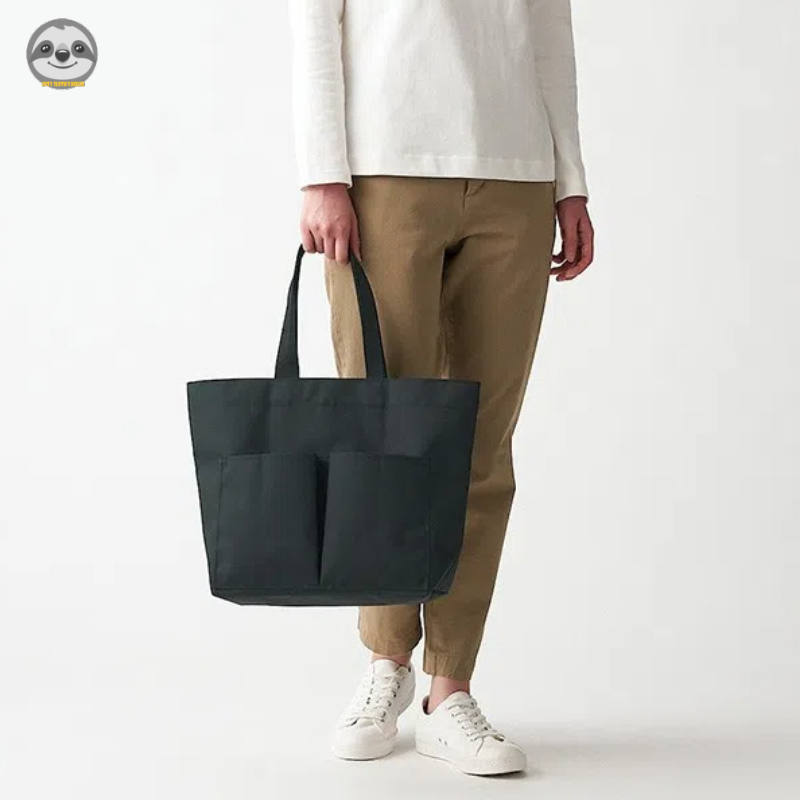 Phong cách Nhật Bản Muji Style / Tote có thể gập lại / Messenger nhẹ đơn giản / Chống thấm nước / Đeo vai dung tích lớn / Đi lại / Học sinh văn học