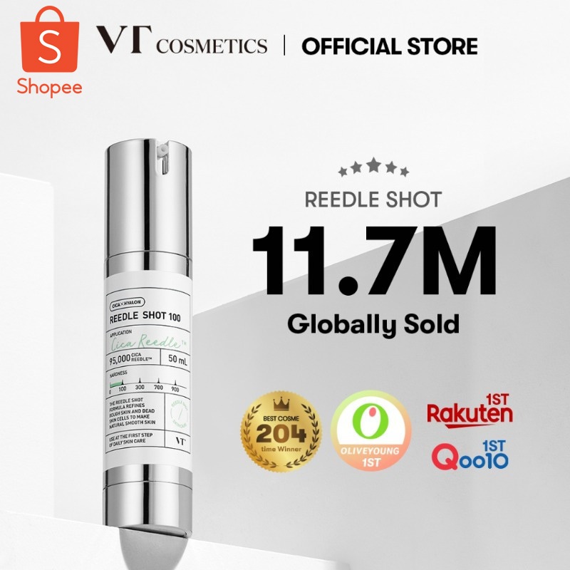 [VT REEDLE Shot] Serum bắn 100 / 300 / 700, cải tiến hấp thụ da, Serum ...