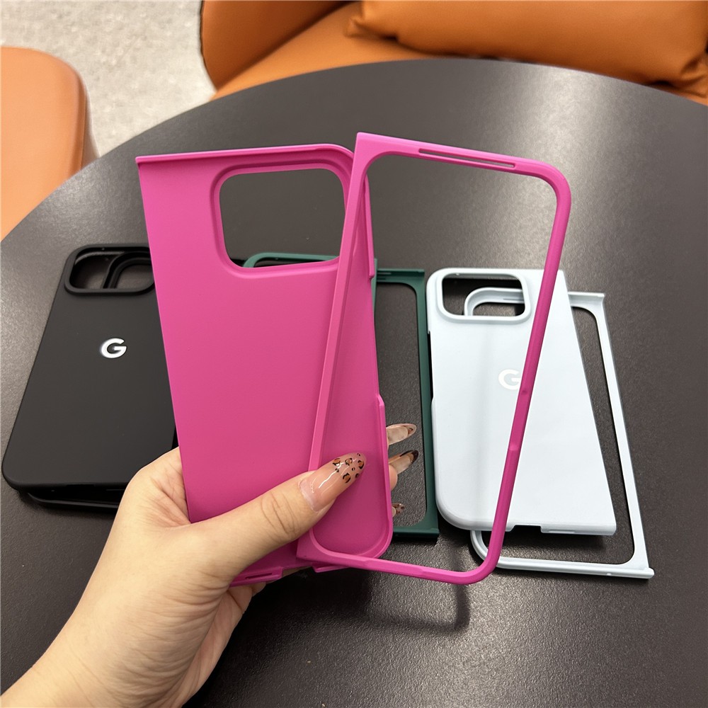 Ốp Lưng Chính Hãng Cho Google Pixel 9 Pro Gấp Ốp Lưng Siêu Mỏng Matte Cứng PC Lật Điện Thoại Cho Pixel Fold 2 Cản Bảo Vệ Toàn Diện