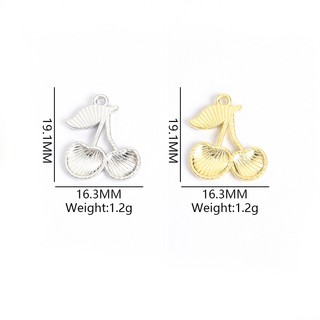 10 Chiếc Ngọt Ngào Dễ Thương Đỏ Anh Đào Men Nhỏ Giọt Dầu Quyến Rũ, Thời Trang Hình Trái Cây Hợp Kim Kẽm Mặt Dây Chuyền Cho DIY Mùa Hè Sống Động Vòng Cổ Vòng Tay Bông Tai Móc Khóa Điện Thoại Túi Phụ Kiện