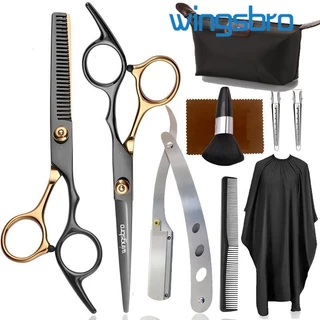 wingsbro Bộ Kéo Tóc Chuyên Nghiệp 6.5 ”, Bộ Kéo Làm Tóc Unisex Tạo Kiểu Tóc Bộ Dụng Cụ
