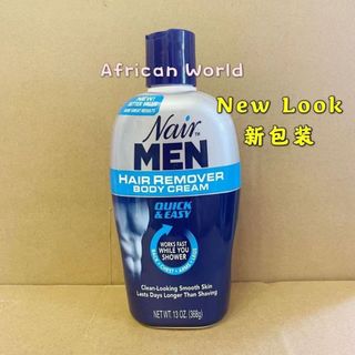 Bảo hiểm thuế Tóc thẳng Nair Men 's Hair Removal Cream Body Painless Aloe Vera Gentle Leg Hair Silky 368g Dung tích lớn101010Qq