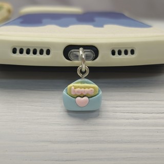 Lỗ Điện Thoại Di Động Chống Bụi Cắm diy Nhựa Dễ Thương Sweet Series Cổng Sạc Điện Thoại Di Động Chống Bụi Cắm