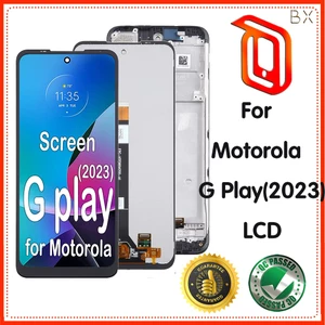Dành Cho Motorola Moto G Play (2023) Màn Hình LCD Màn Hình Cảm Ứng Bộ Số Hóa Màn Hình Bộ Phận Sửa Chữa