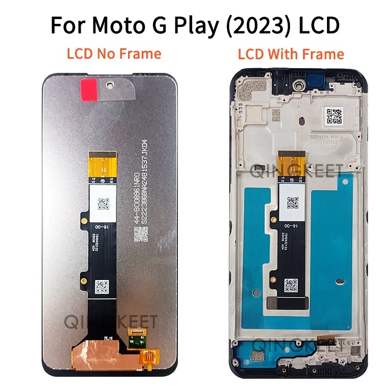Dành Cho Motorola Moto G Play (2023) Màn Hình LCD Màn Hình Cảm Ứng Bộ Số Hóa Màn Hình Bộ Phận Sửa Chữa