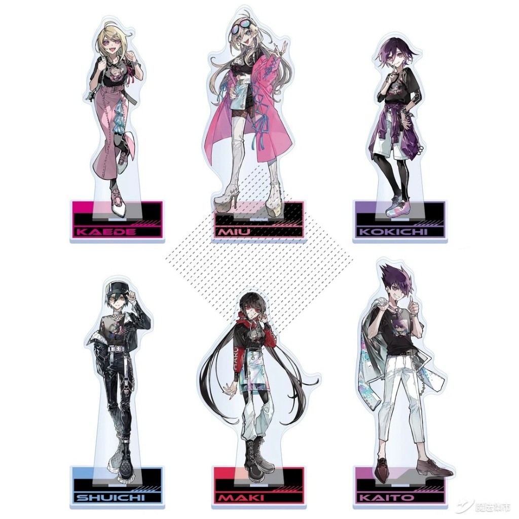 Trò Chơi Danganronpa V3 Acrylic Đứng Búp Bê Anime Akamatsu Kaede Iruma Miu Harukawa Maki Hình Mẫu Tấm Đồ Chơi Cosplay Cho Quà Tặng