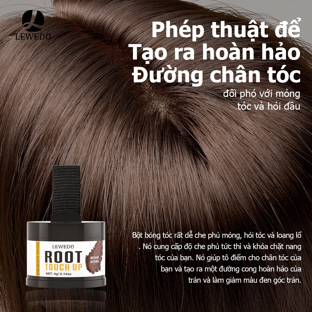 SEVICH Hair Line Powder Magic Root Cover Up Hair Loss Concealer 4g Bột Phấn Tóc Chống Thấm Nước