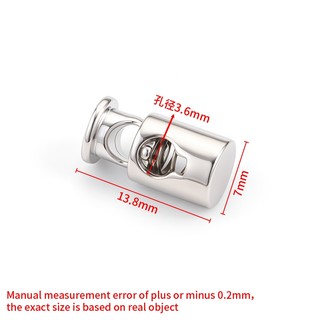 Khóa dây rút đàn hồi điều chỉnh tự làm bằng hợp kim cho trang sức