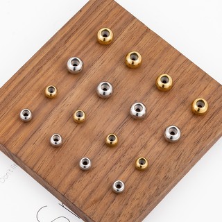 Thép không gỉ Di Động Định Vị Hạt Trang Sức Tự Làm Phụ Kiện Vàng 18K Chống Trơn Trượt Có Thể Điều Chỉnh Giữ Khóa