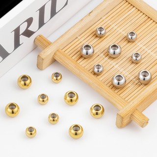 Thép không gỉ Di Động Định Vị Hạt Trang Sức Tự Làm Phụ Kiện Vàng 18K Chống Trơn Trượt Có Thể Điều Chỉnh Giữ Khóa