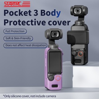 Dành Cho DJI Osmo Pocket 3 Máy Ảnh Thể Thao Chống Rơi Silicon Thân Bảo Vệ DJI Pocket 3 Vỏ Máy Ảnh Phụ Kiện